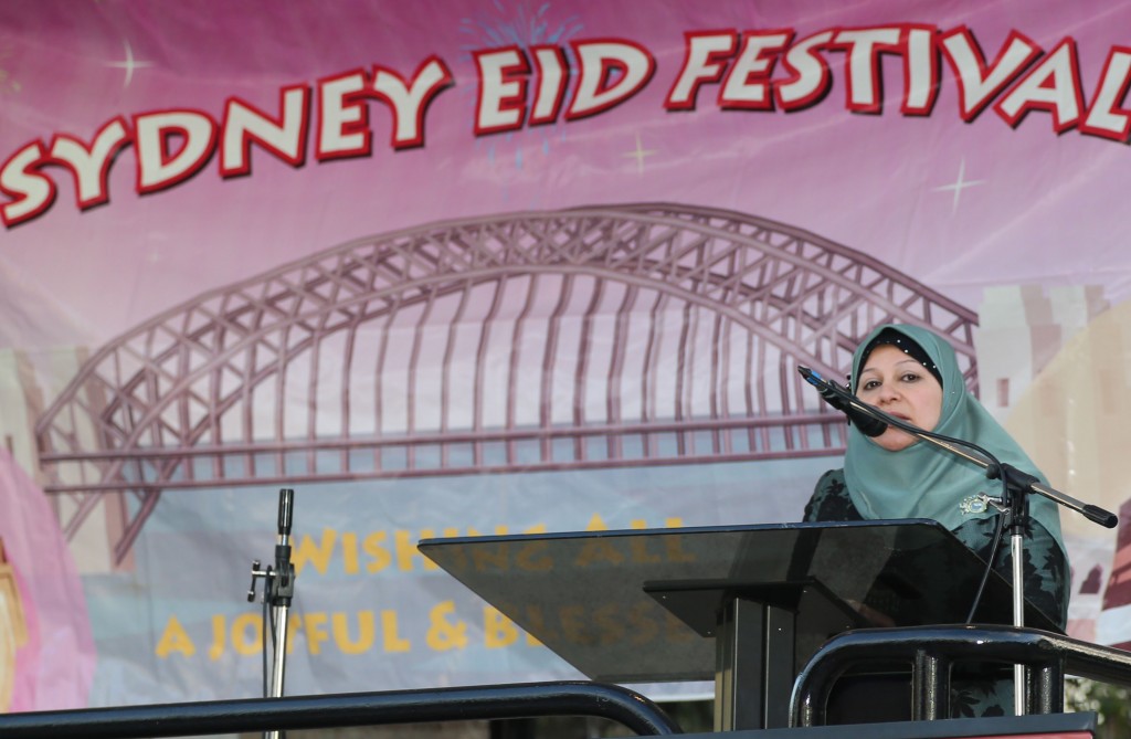 2014 Sydney Eid Festival Mrs El Dana OAM