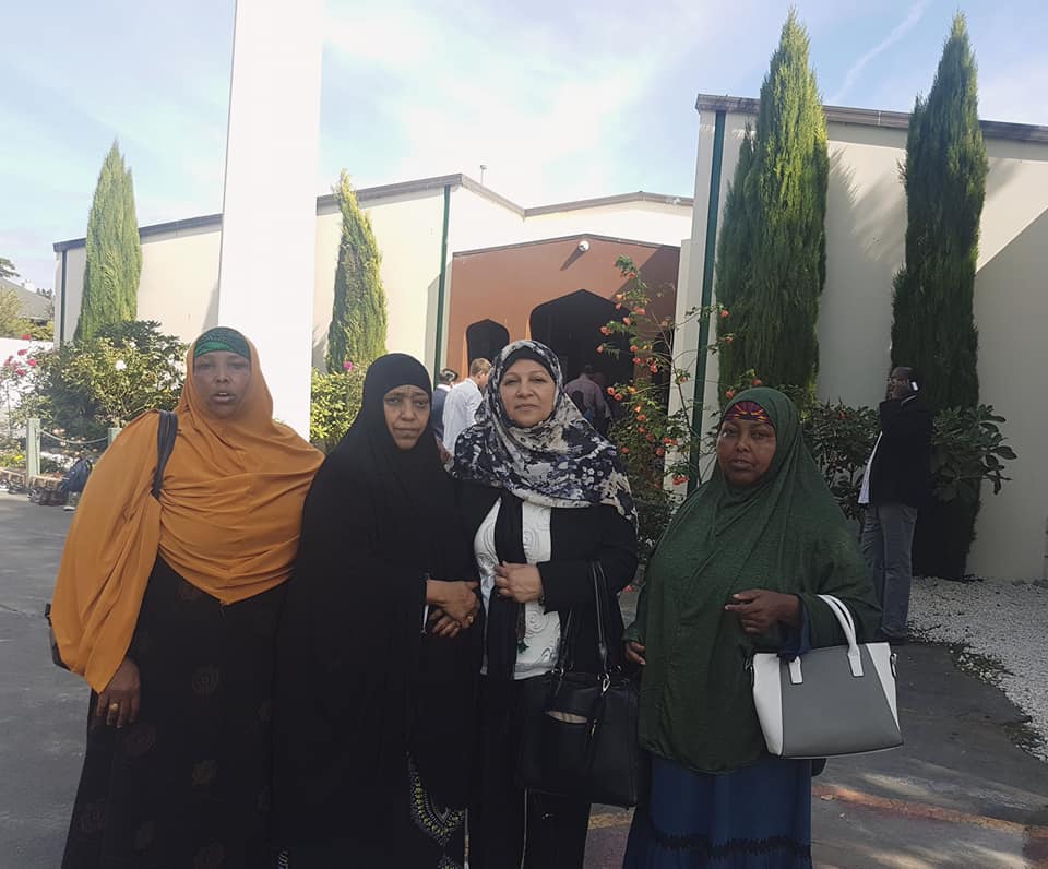 President Mrs Faten El Dana OAM when she visited the Al Nour Mosque in Christchurch New Zealand