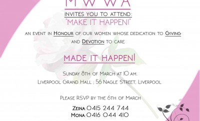 mwwa-International Womens day - Make it happen