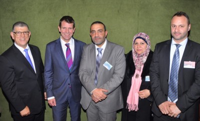 The president of MWWA Mrs Faten El Dana OAM at the Multicultural Community Reception hosted last Wednesday by Minister for Multiculturalism John Ajaka at Parliament House and attended by NSW Premier Mike Baird.